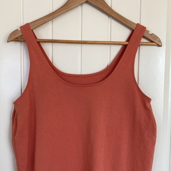 Nike Womens Sunshine Tank Dress Orange Size XL Cotton Athleisure - Picture 8 of 8